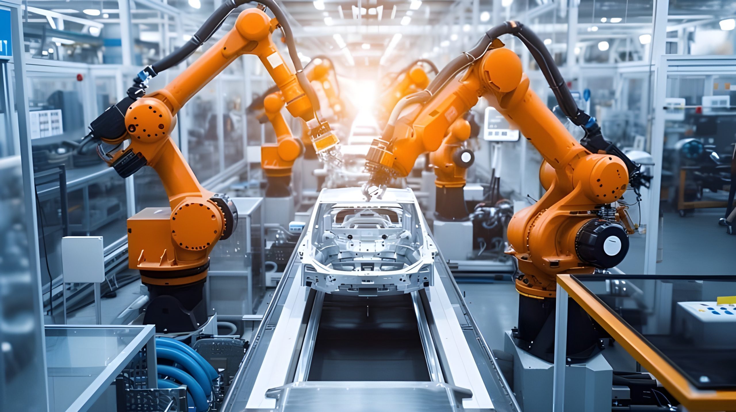 Ứng dụng của robot gắp đặt trong ngành ô tô