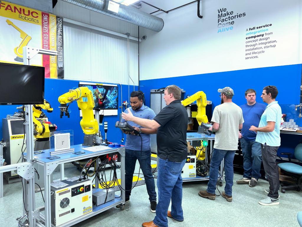 Khóa học training và đào tạo robot công nghiệp