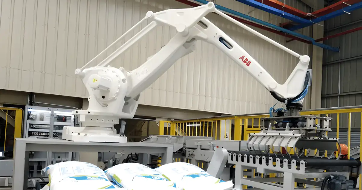 5 ứng dụng robot bốc xếp trong sản xuất hiện nay 2 Hệ thống robot bốc xếp hàng hóa
