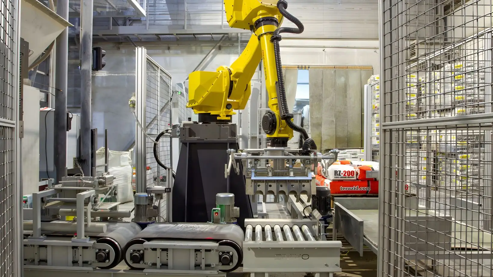Ứng dụng robot trong bốc xếp bao tải