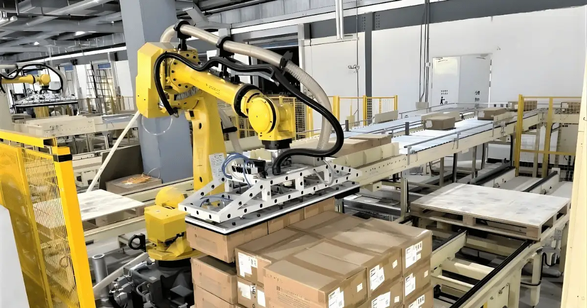 Điểm khác biệt giữa palleting và depalletizing robot