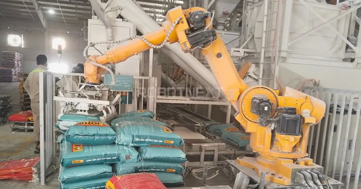 Cấu trúc và ứng dụng của cánh tay robot bốc xếp hàng trong sản xuất
