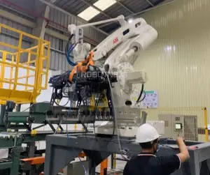 Dự án robot gắp bao xếp pallet tự động